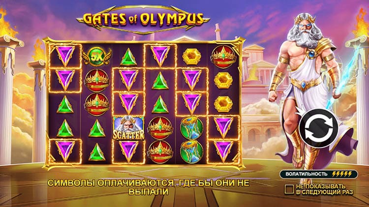 Gates of Olympus в казино vavada